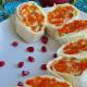Lavash-rulla: vaiheittainen resepti valokuvilla Lavash-salaatit uudelle vuodelle